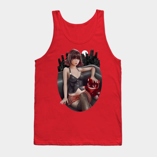 Makoto Niijima Tank Top by poolboy